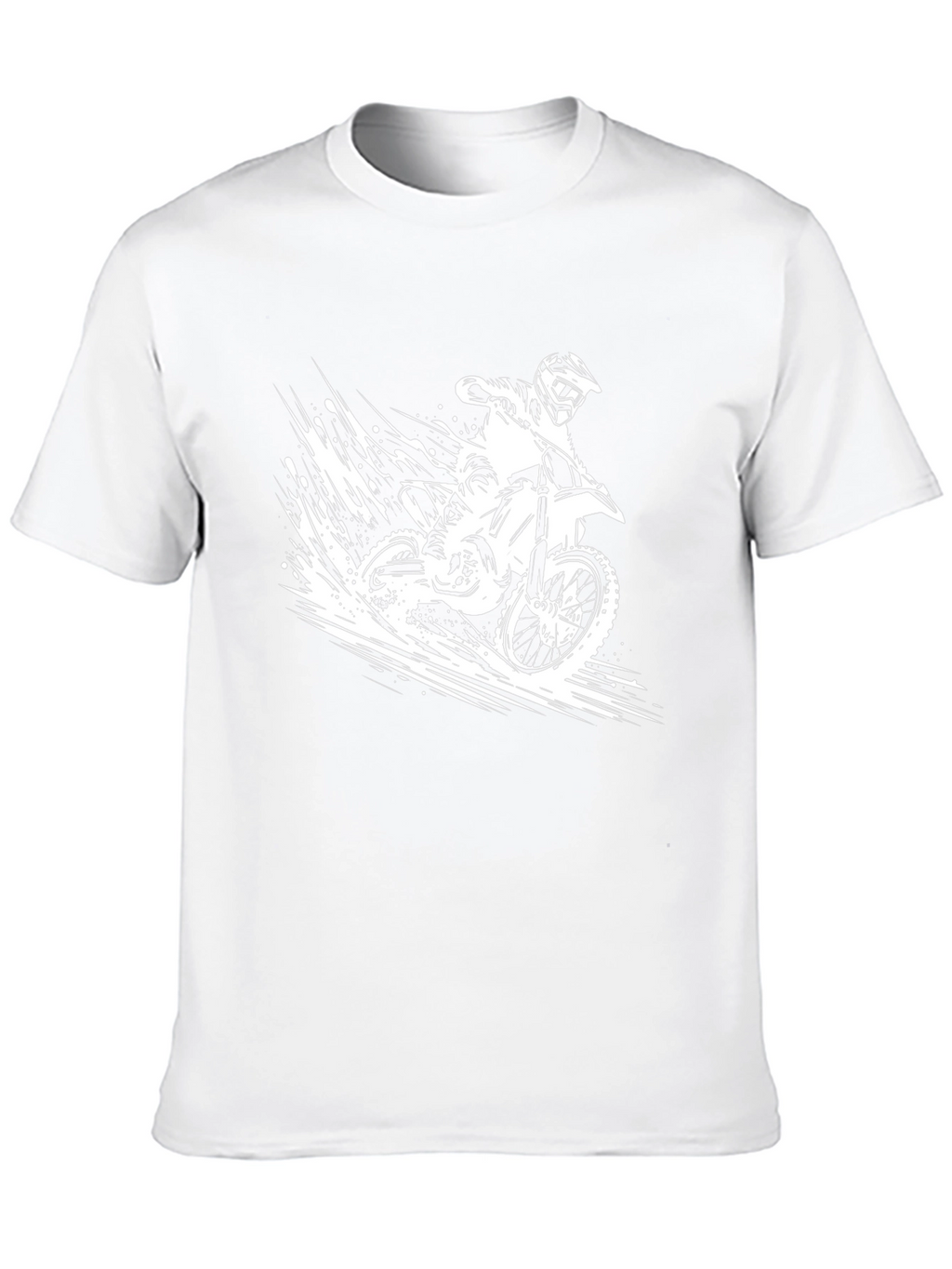 Motorcross Rider Black Graphic Tee