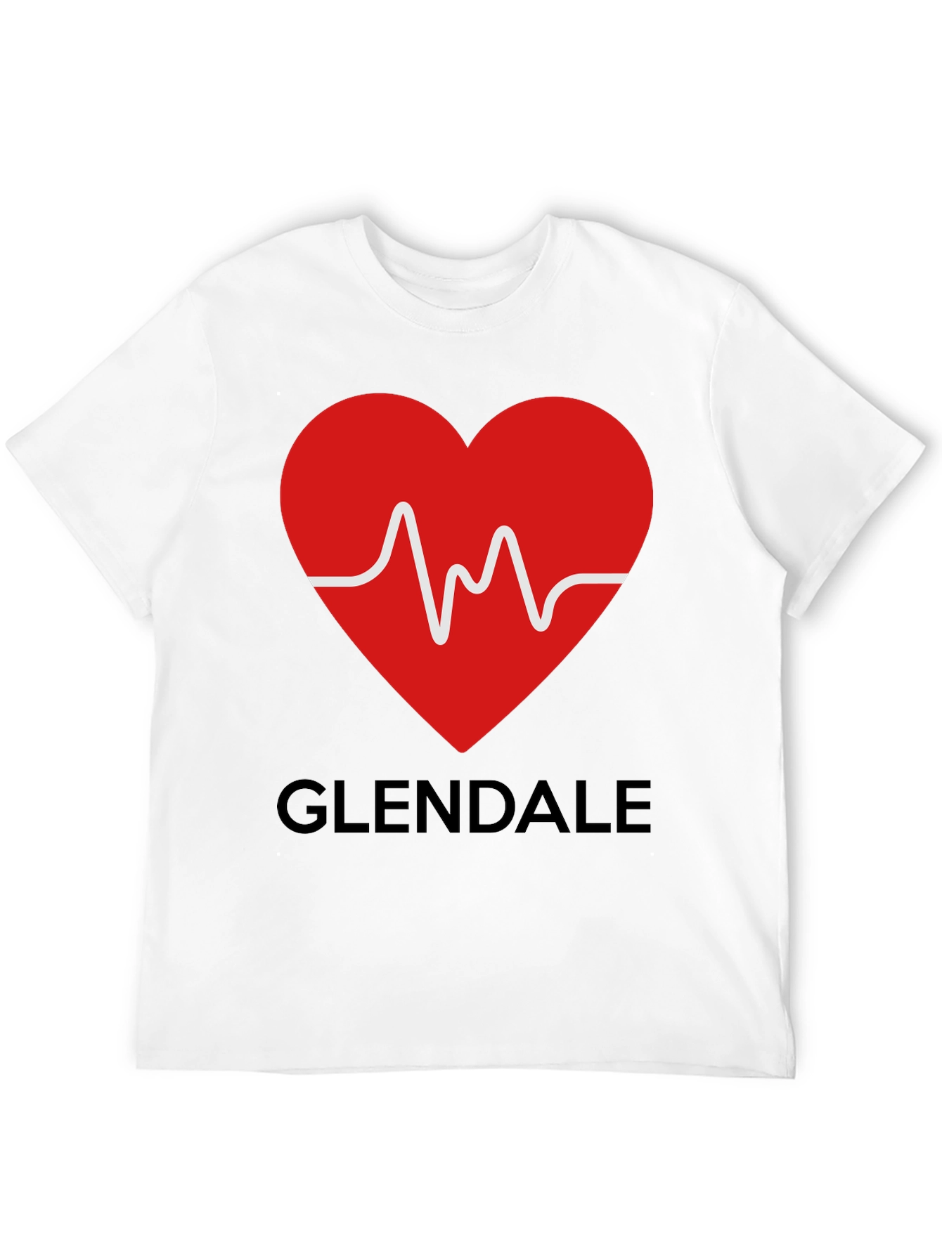 Glendale Heartbeat Graphic Tee