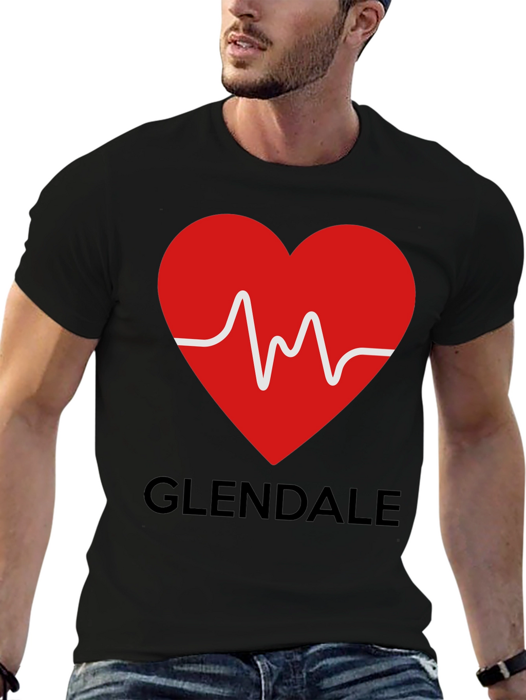 Glendale Heartbeat Graphic Tee