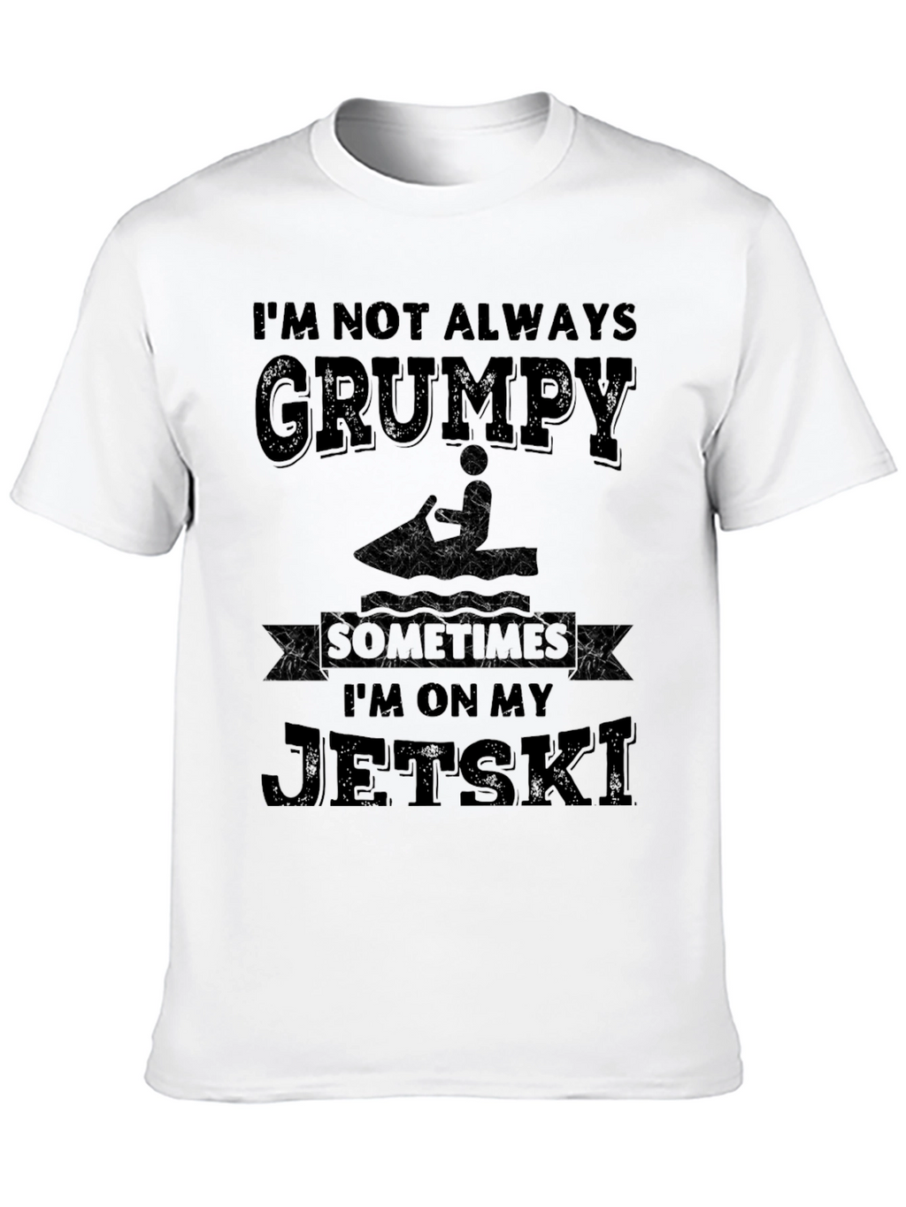 Grumpy Jet Ski Graphic T-Shirt