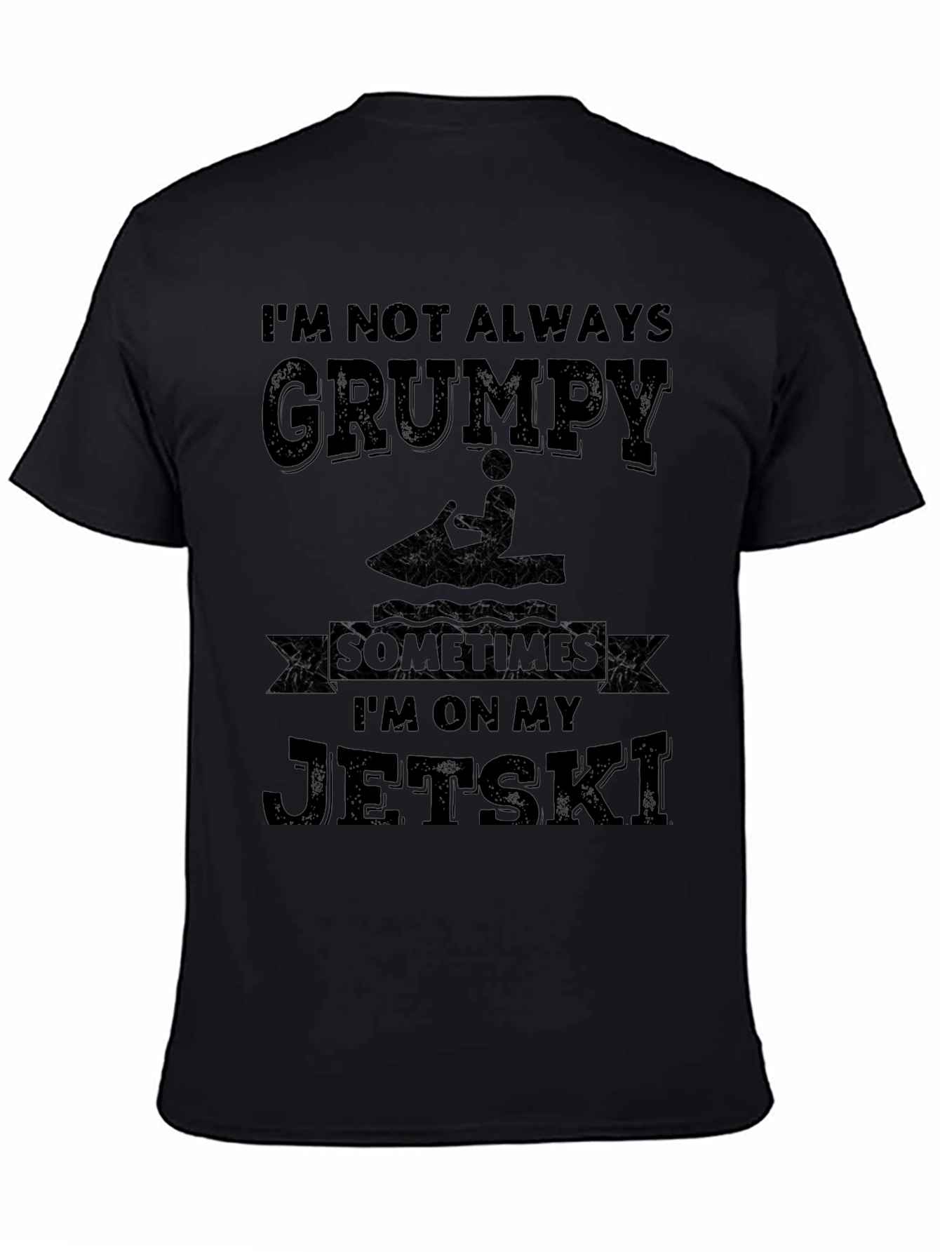Grumpy Jet Ski Graphic T-Shirt