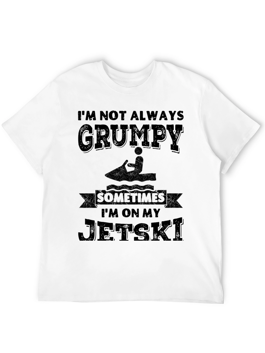 Grumpy Jet Ski Graphic T-Shirt
