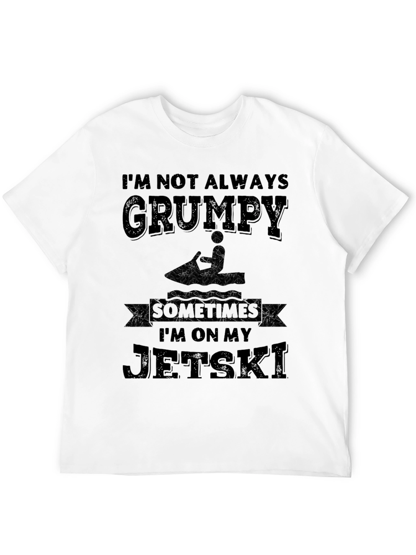 Grumpy Jet Ski Graphic T-Shirt