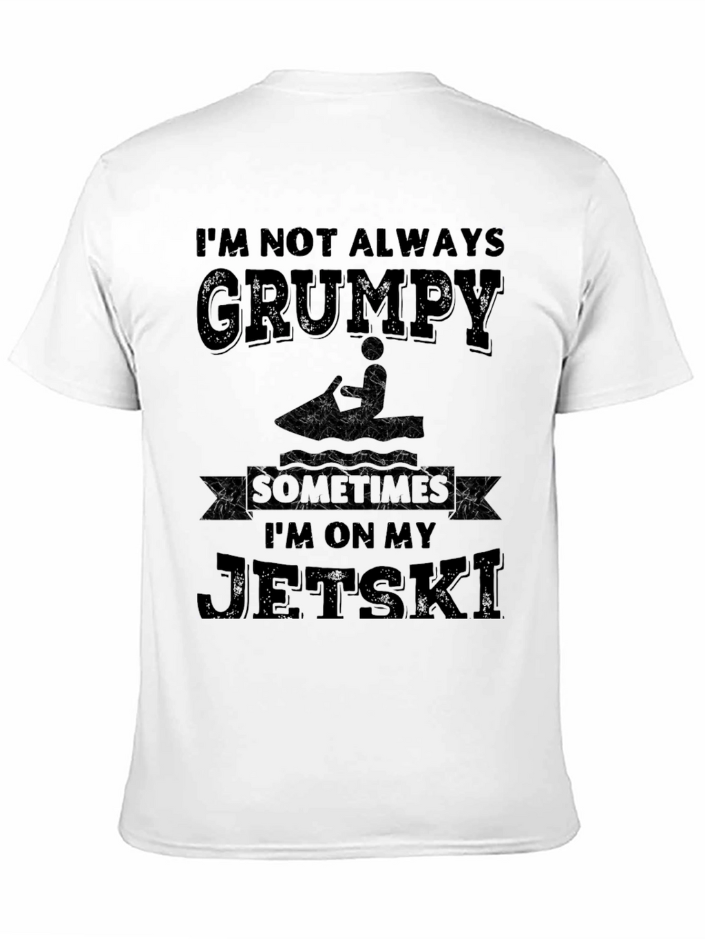 Grumpy Jet Ski Graphic T-Shirt