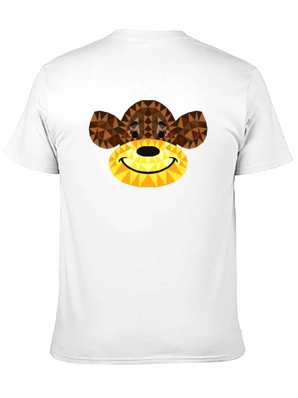 Geometric Monkey Graphic Tee - Modern Style