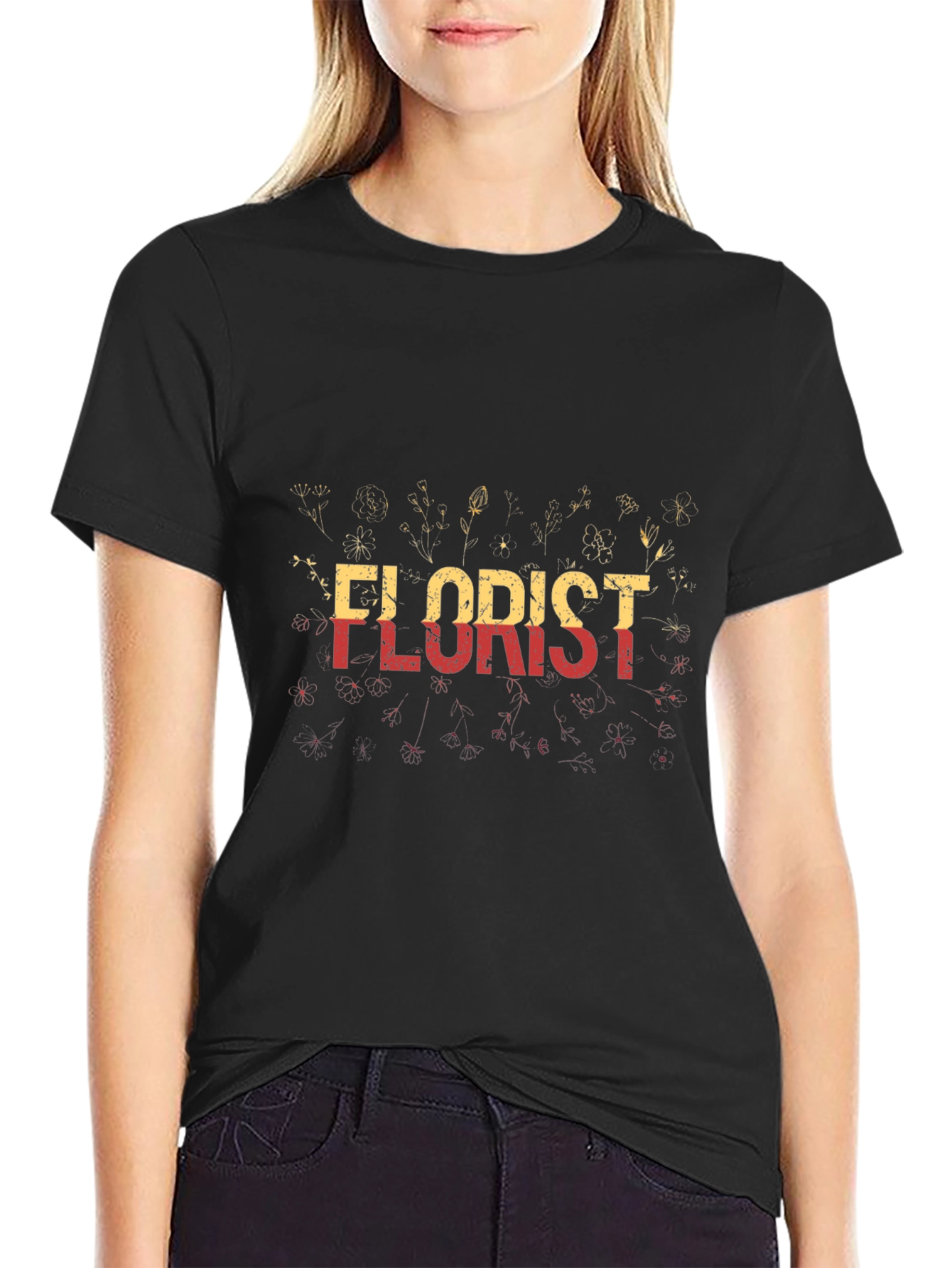 Florist Floral T-Shirt - Unique Design