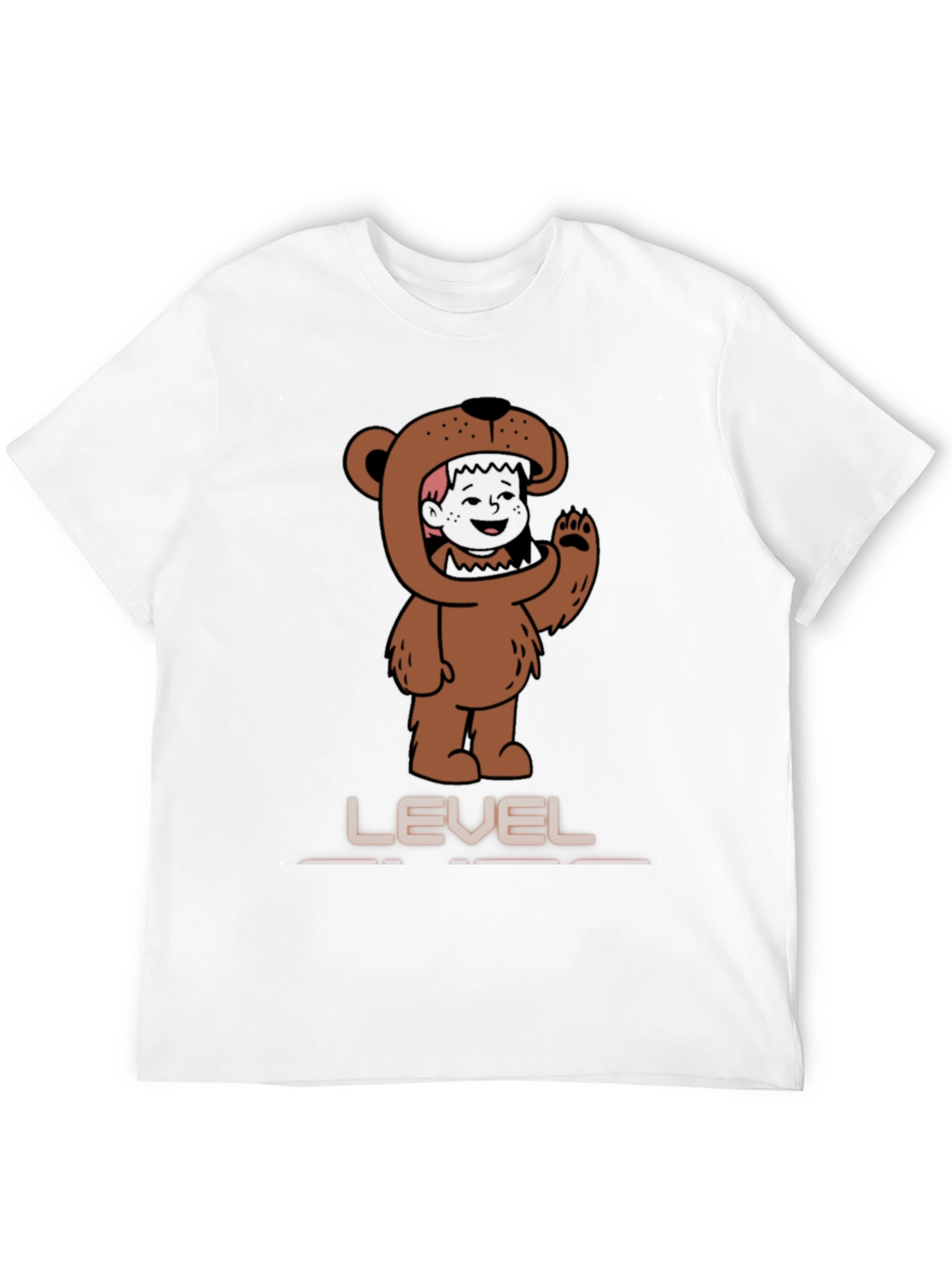 Cartoon Bear Character T-Shirt