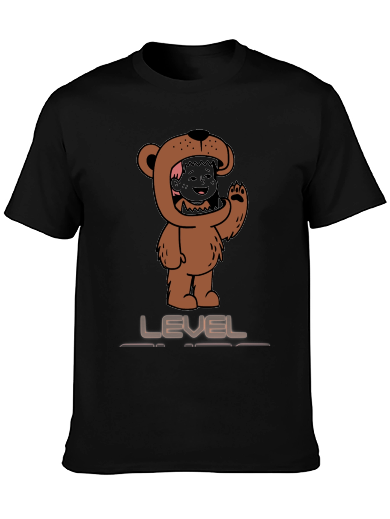 Cartoon Bear Character T-Shirt