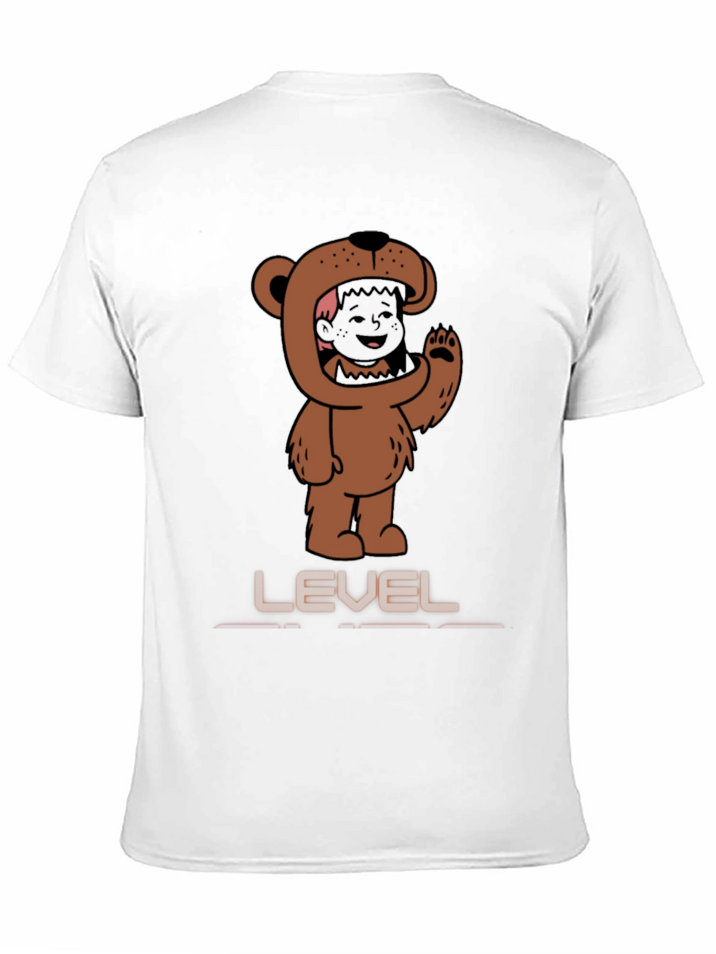 Cartoon Bear Character T-Shirt