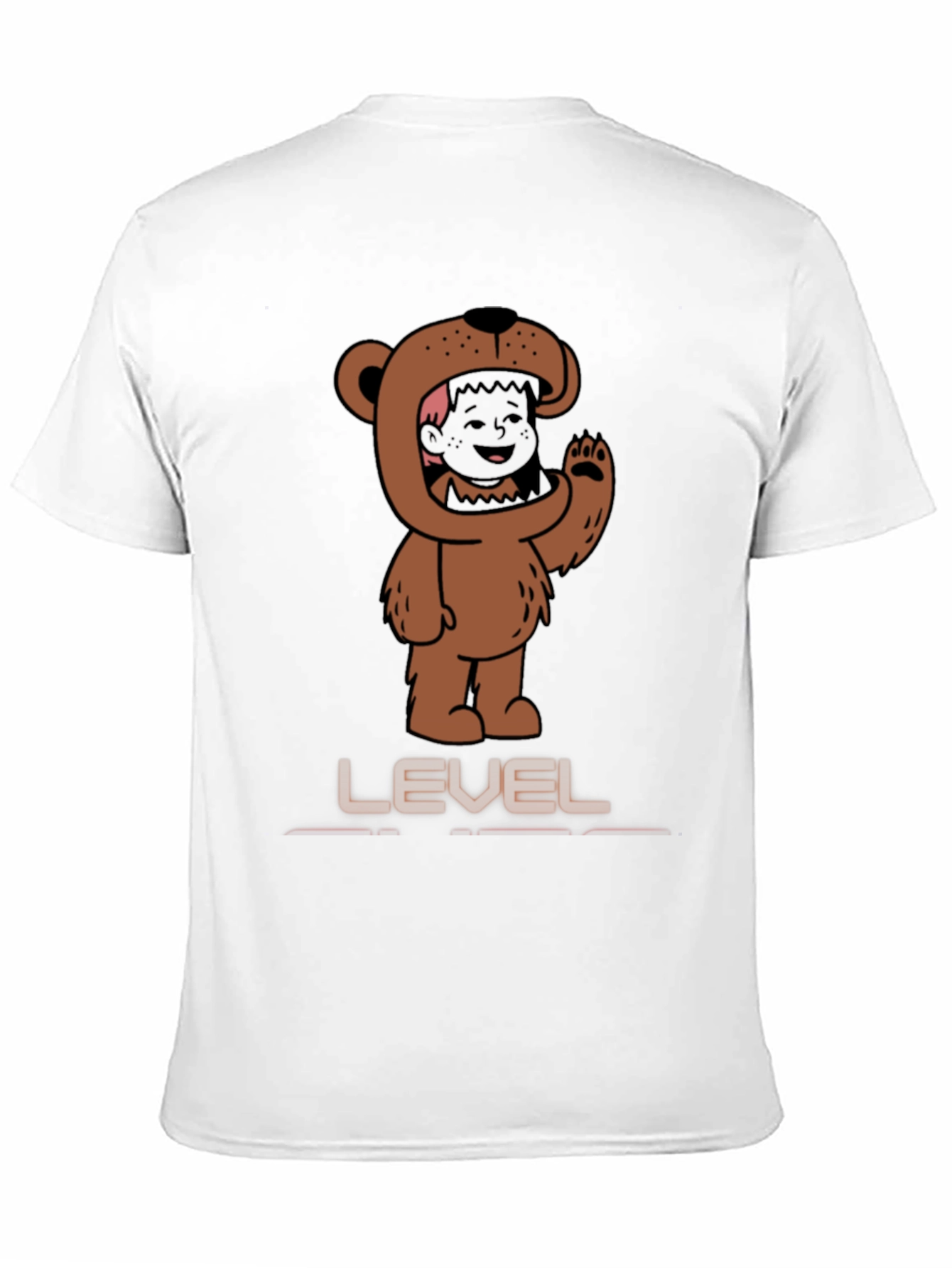 Cartoon Bear Character T-Shirt