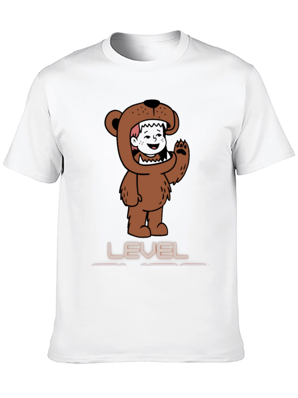 Cartoon Bear Character T-Shirt