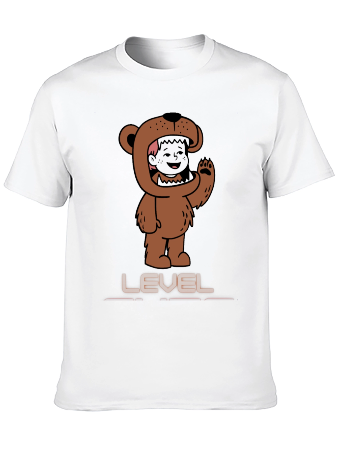 Cartoon Bear Character T-Shirt