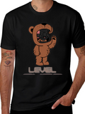 Cartoon Bear Character T-Shirt