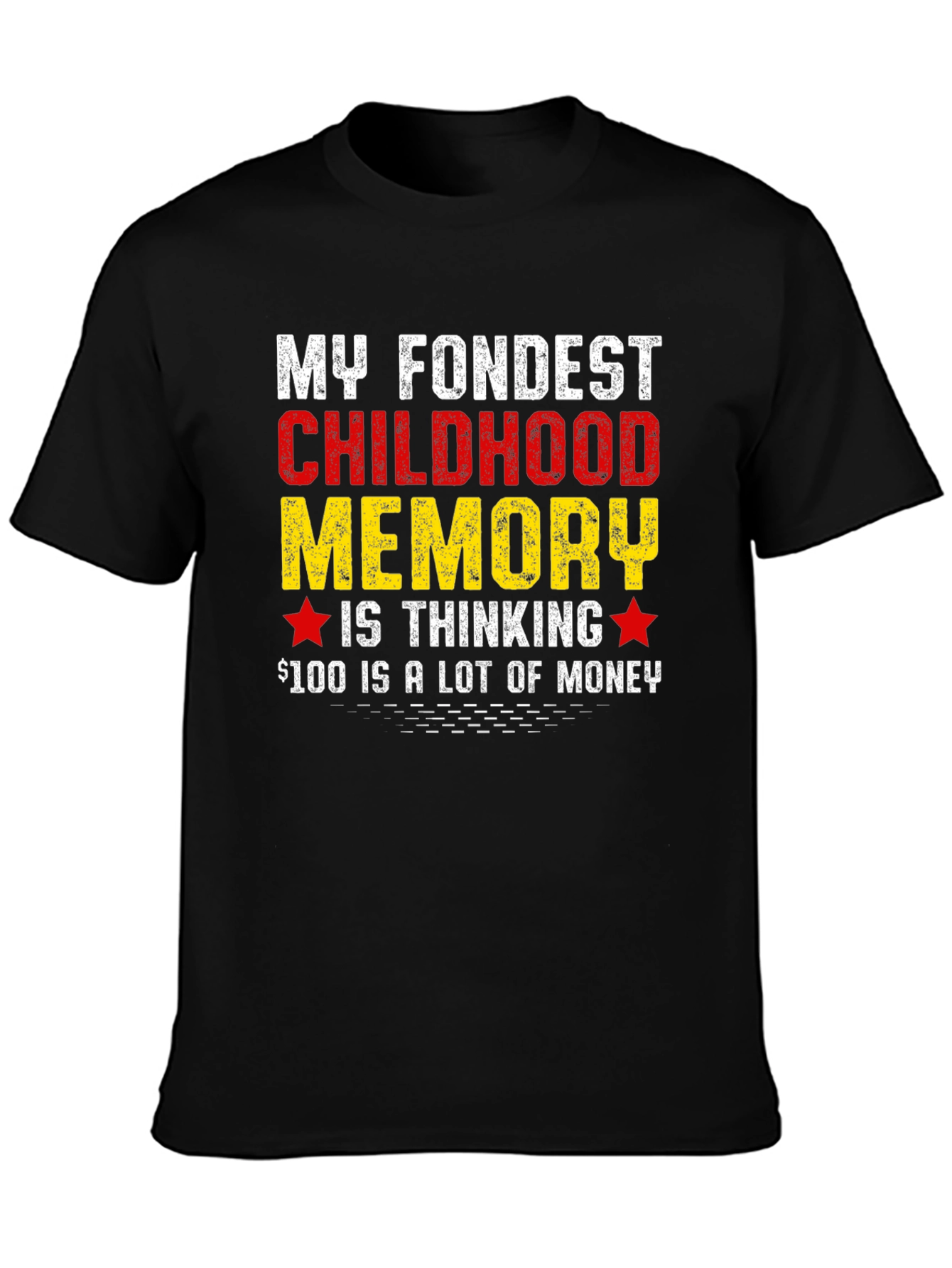 Childhood Memory T-Shirt Funny Saying Tee