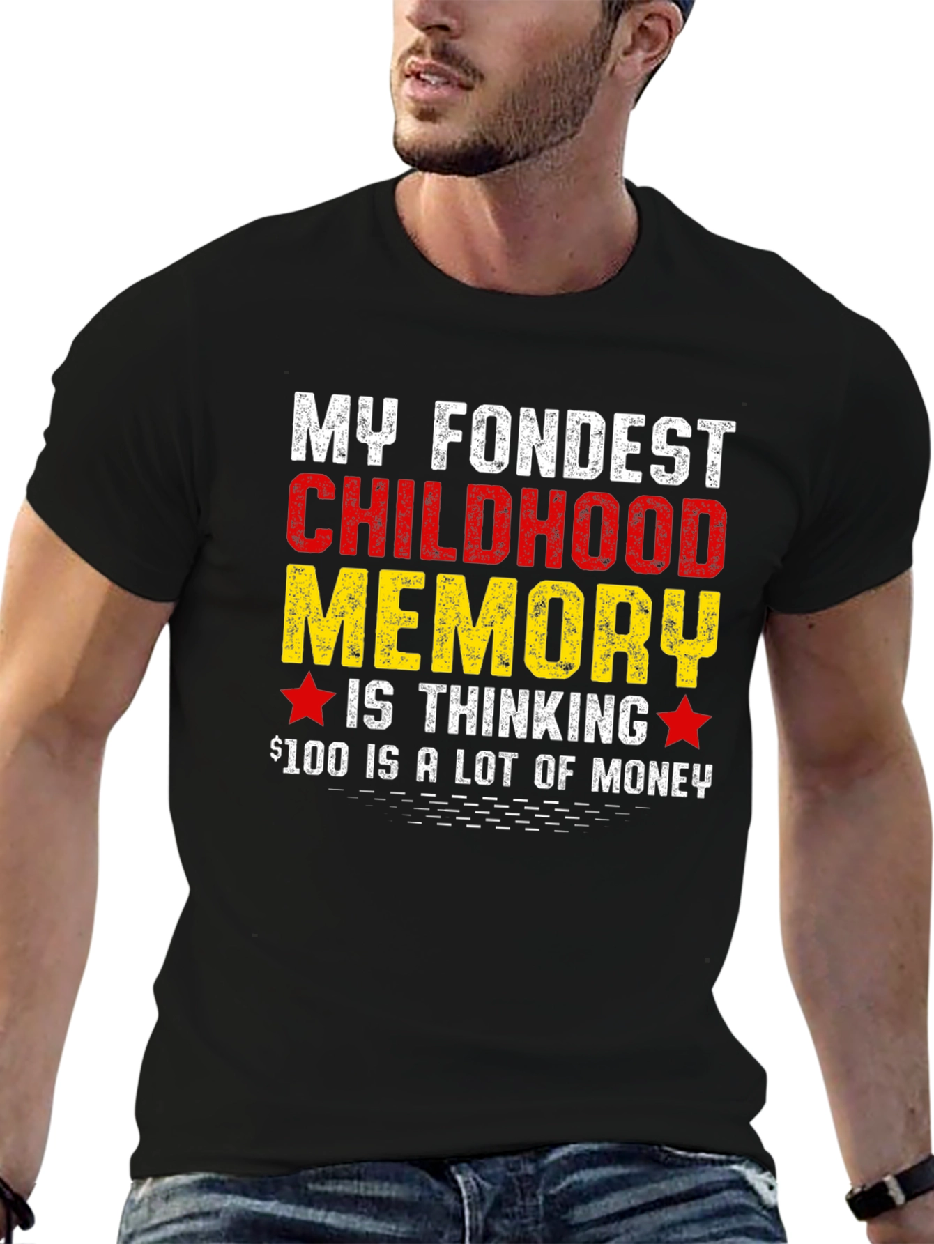 Childhood Memory T-Shirt Funny Saying Tee