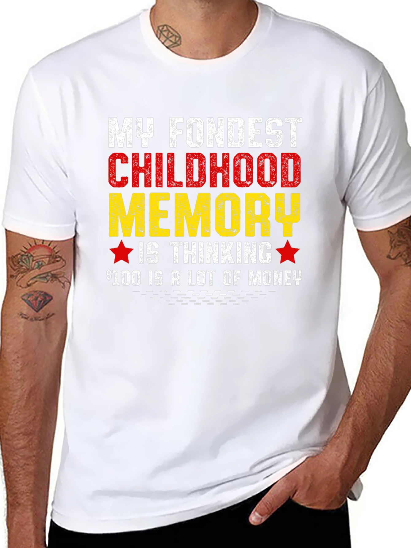 Childhood Memory T-Shirt Funny Saying Tee