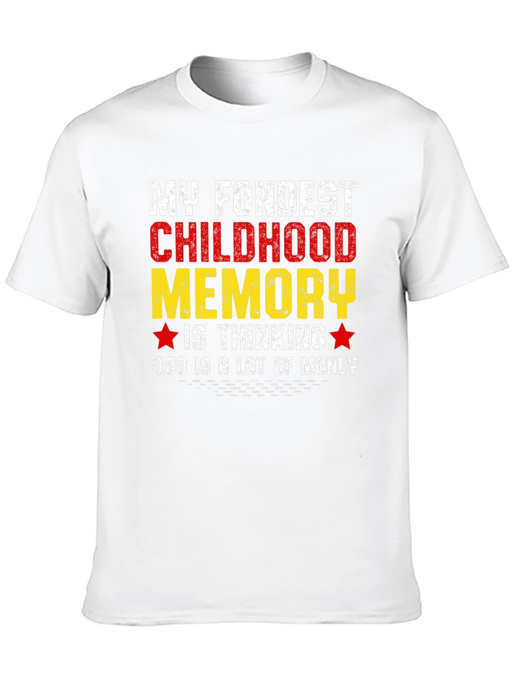 Childhood Memory T-Shirt Funny Saying Tee