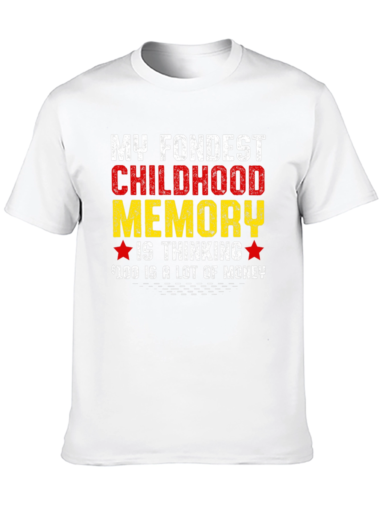 Childhood Memory T-Shirt Funny Saying Tee