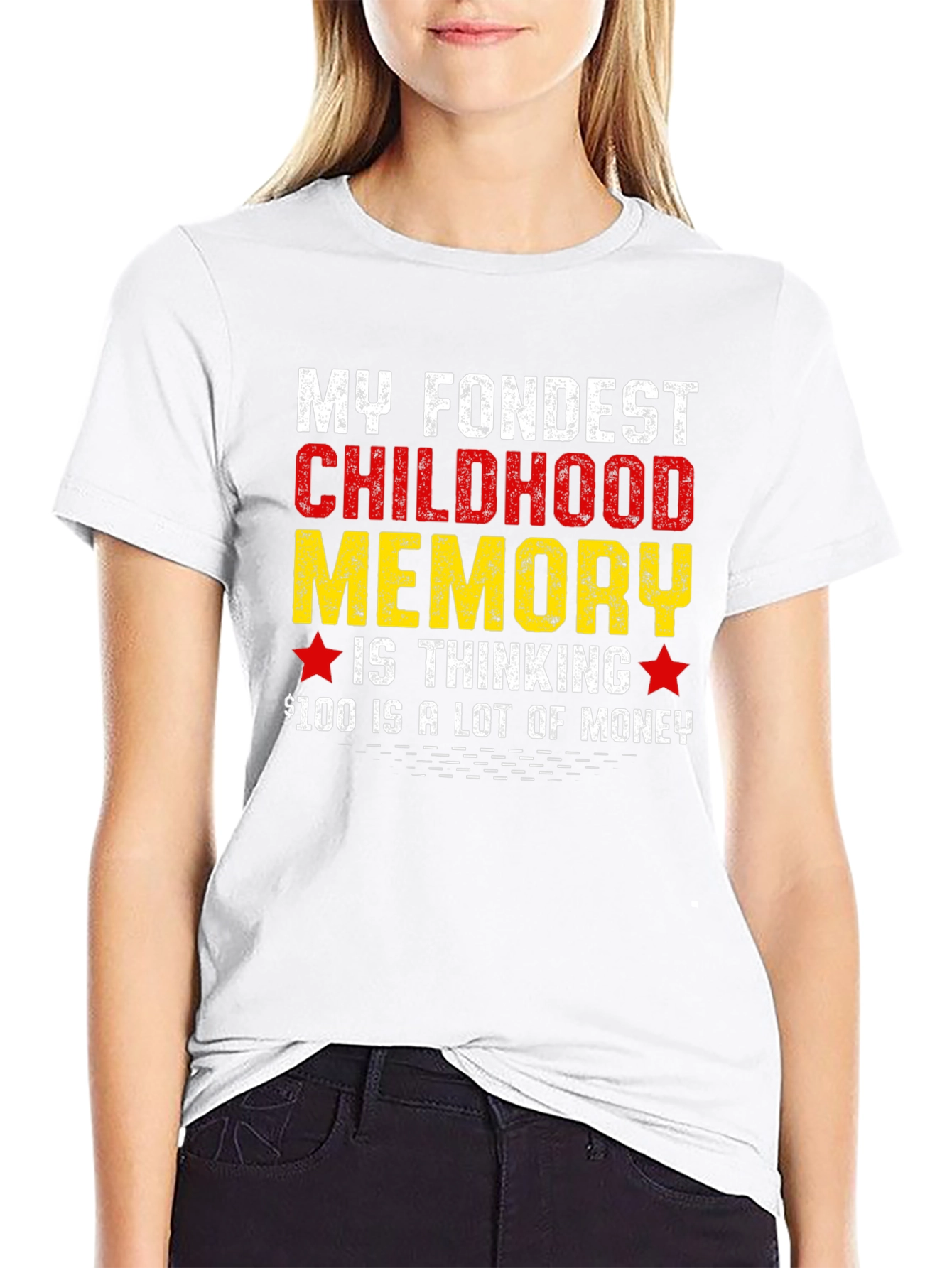 Childhood Memory T-Shirt Funny Saying Tee