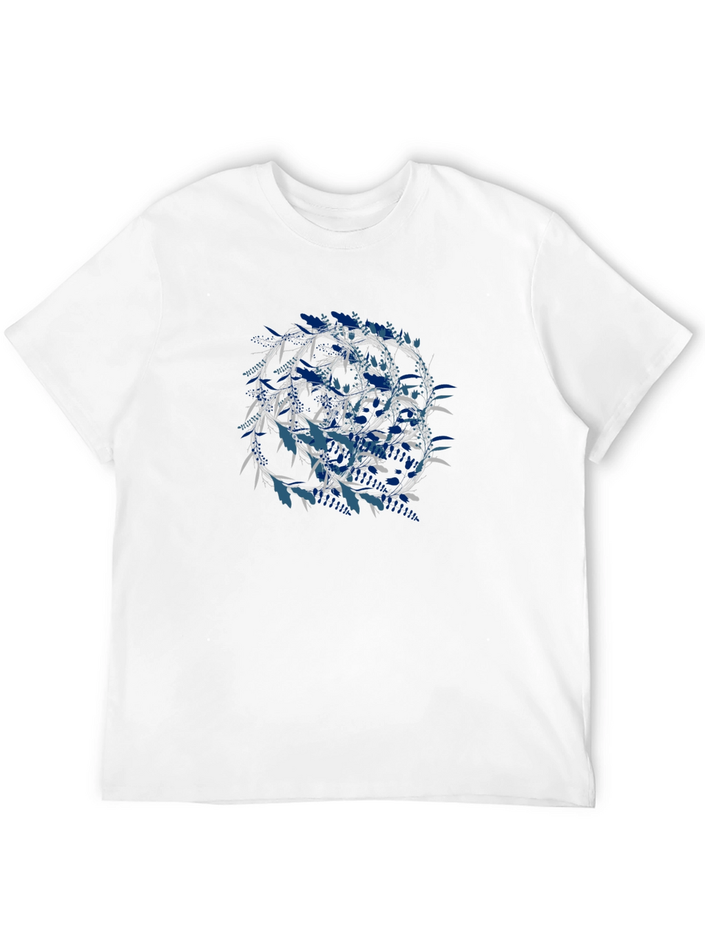 Geometric Circle Graphic Print Black T-Shirt