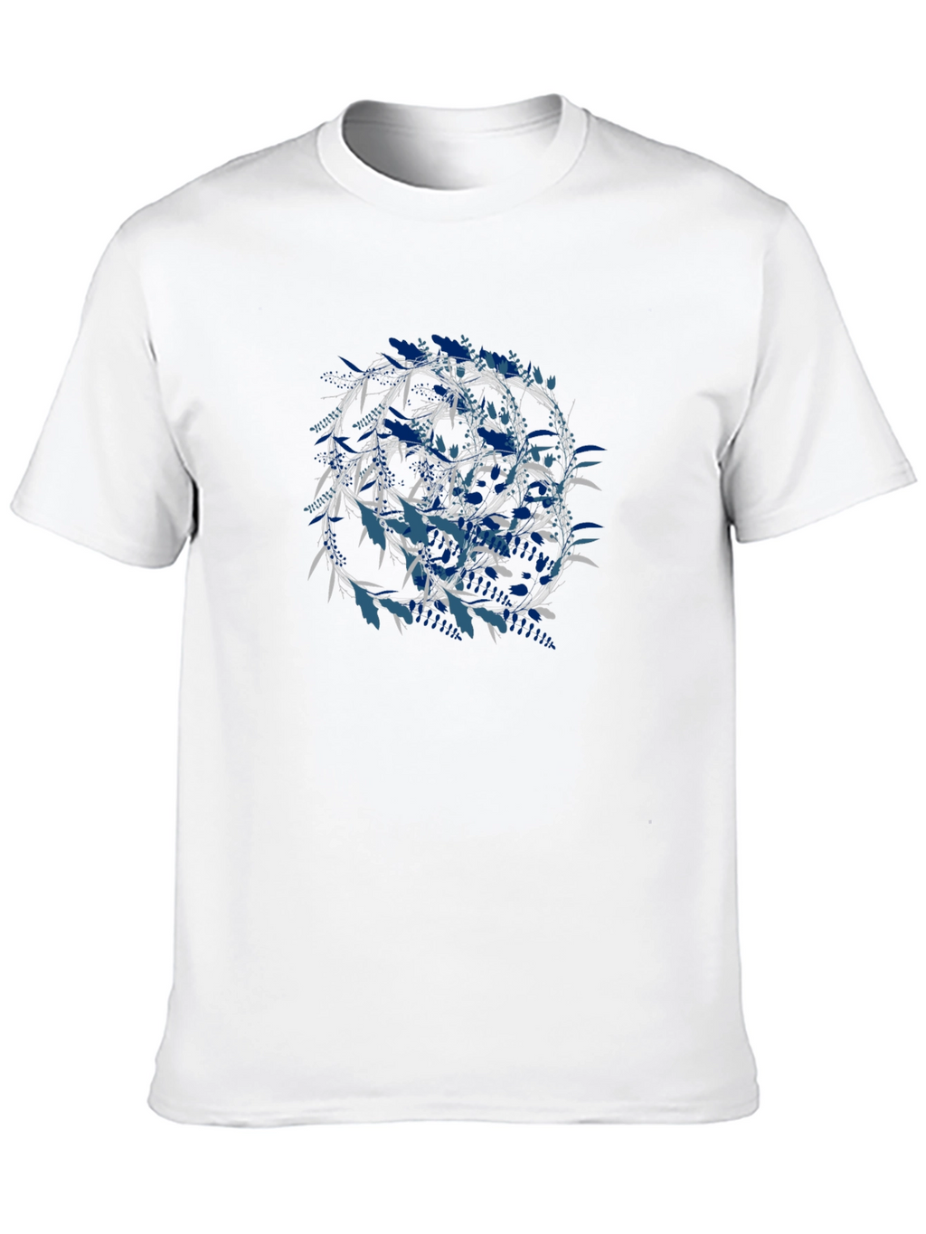 Geometric Circle Graphic Print Black T-Shirt