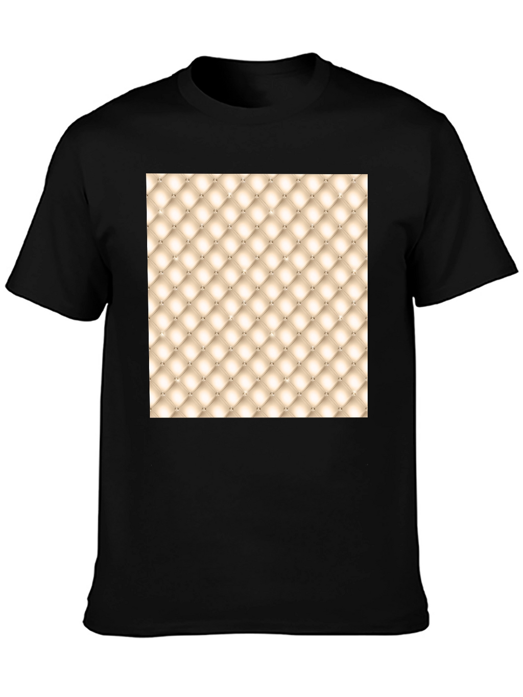 Tufted Pattern Graphic Tee - Unique Style