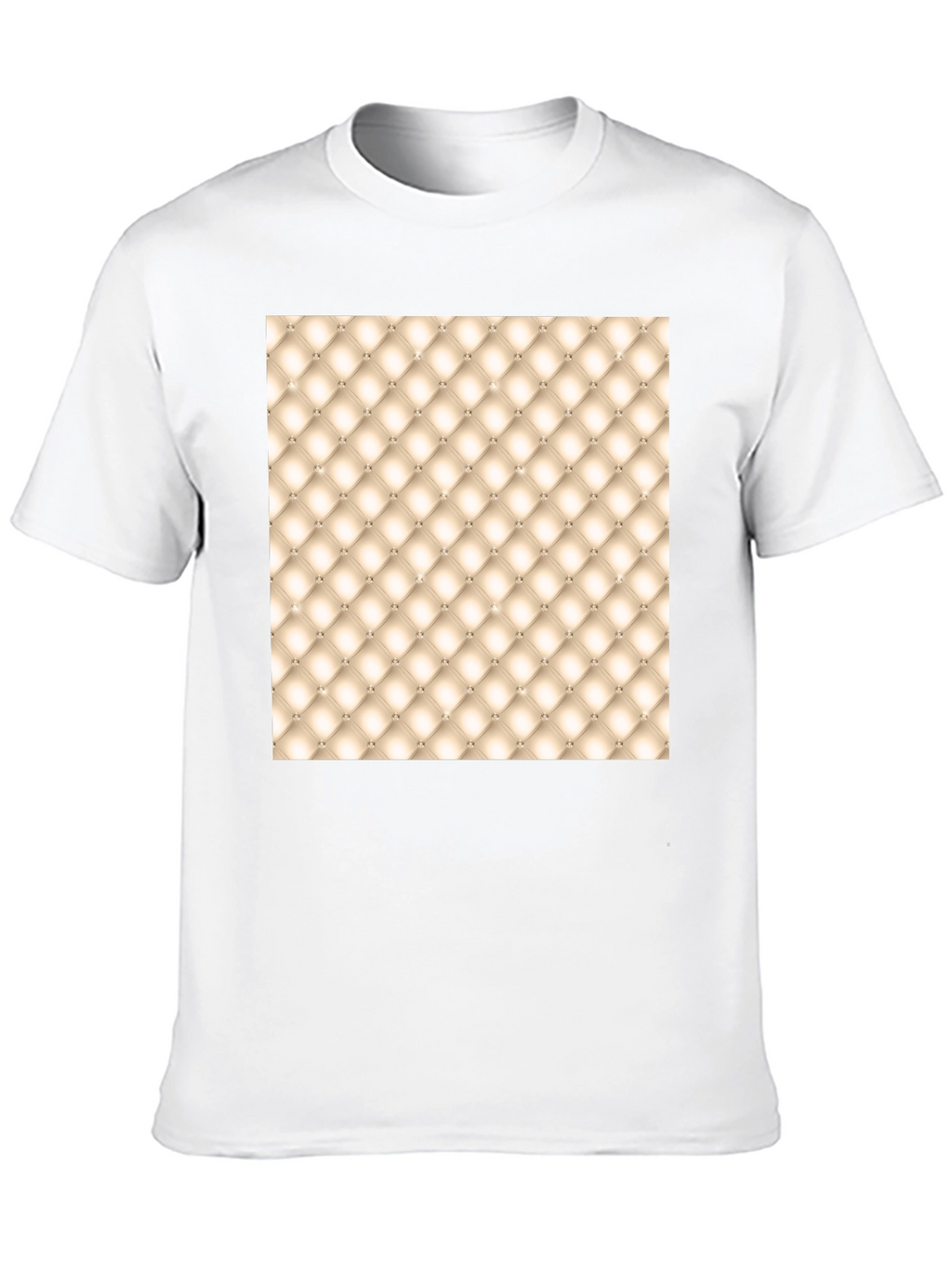 Tufted Pattern Graphic Tee - Unique Style