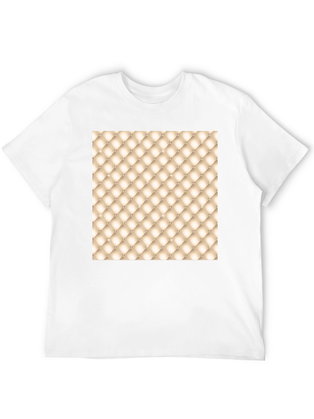 Tufted Pattern Graphic Tee - Unique Style