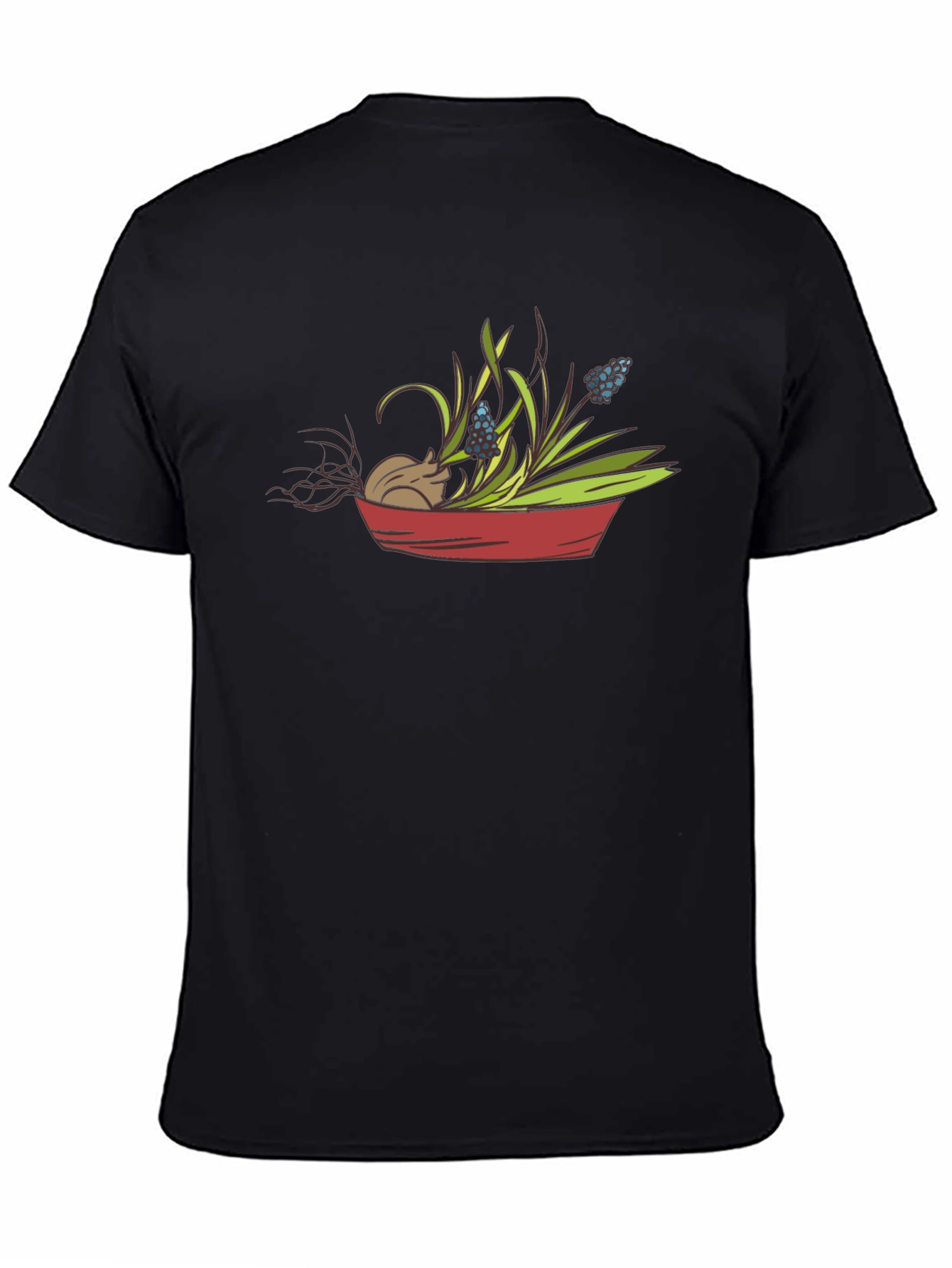 Cute Mouse & Flower Garden T-Shirt