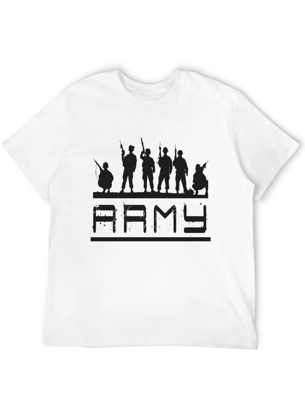 Army Graphic Black T-Shirt