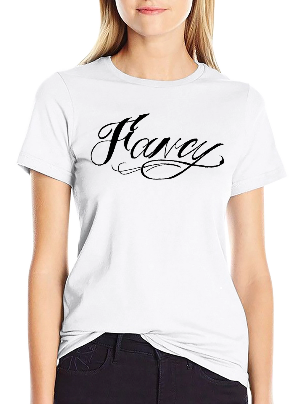 Flavey Script Black T-Shirt - Casual Style