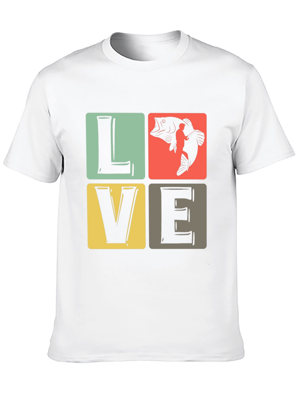 LOVE Fishing T-Shirt - Angler Gift