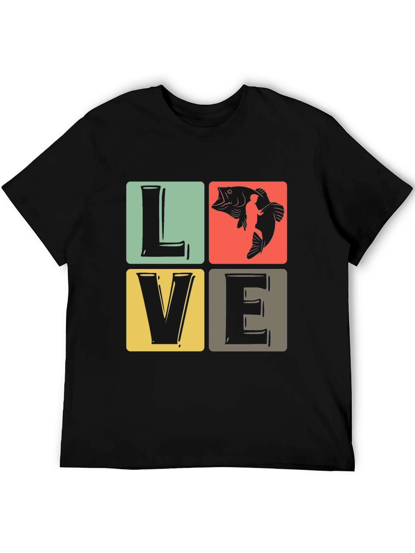 LOVE Fishing T-Shirt - Angler Gift