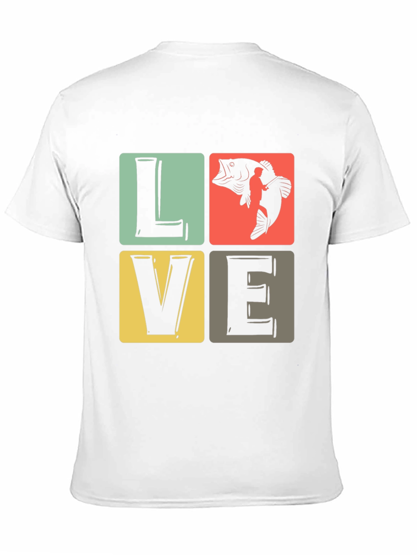 LOVE Fishing T-Shirt - Angler Gift