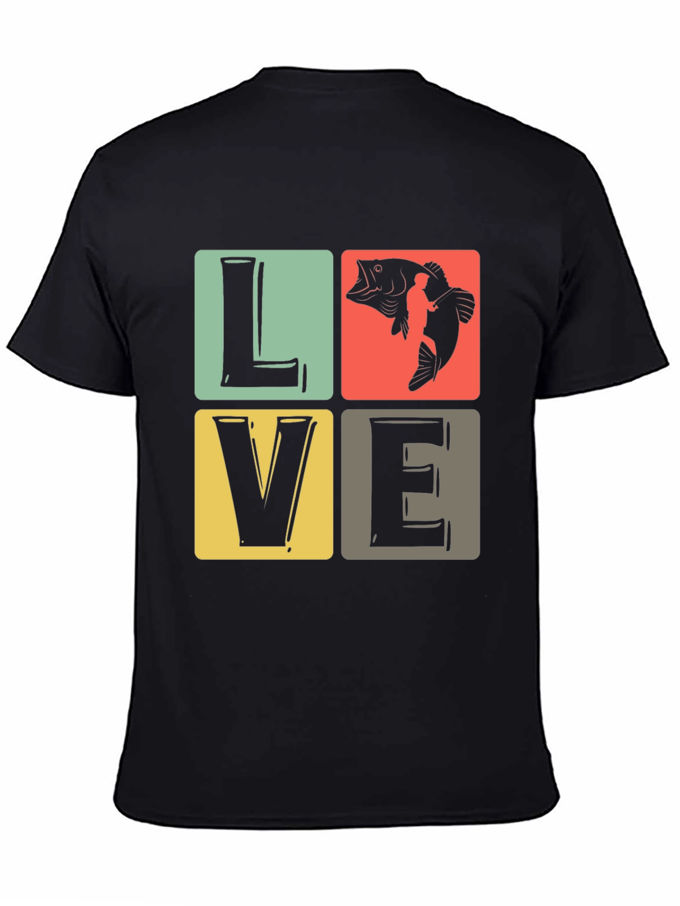 LOVE Fishing T-Shirt - Angler Gift