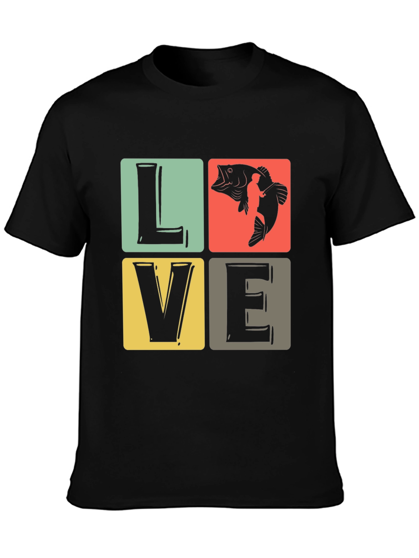 LOVE Fishing T-Shirt - Angler Gift