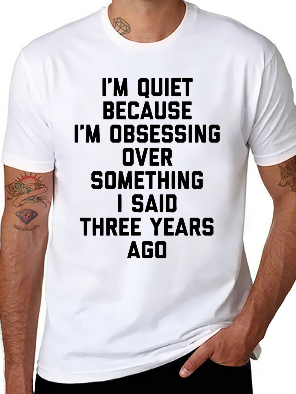 Quiet Obsessing T-Shirt - Funny Sarcastic Humor Tee