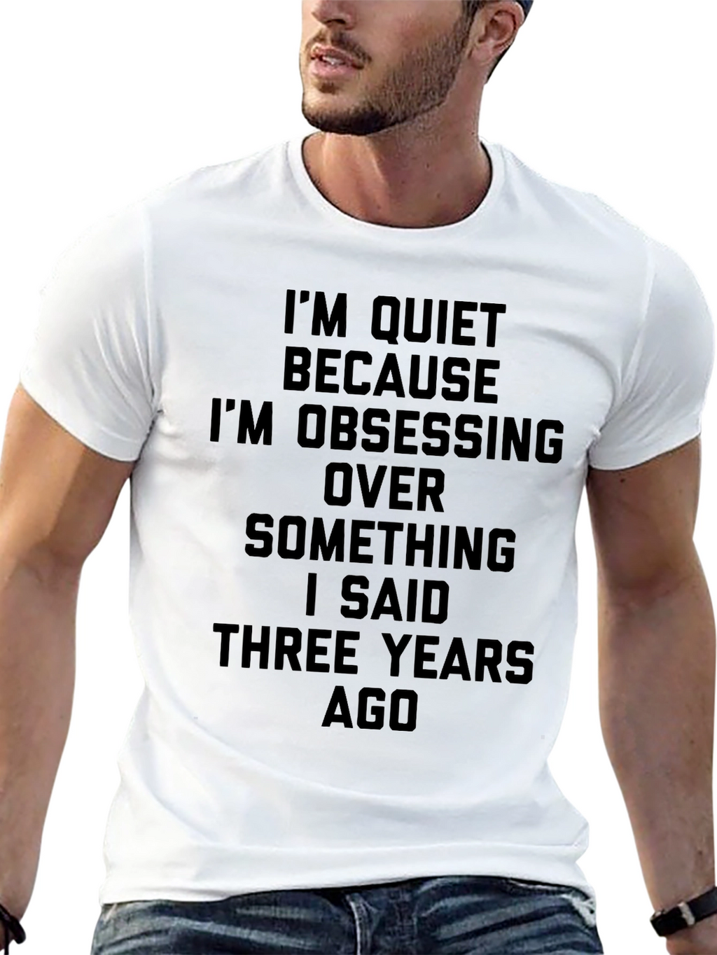 Quiet Obsessing T-Shirt - Funny Sarcastic Humor Tee