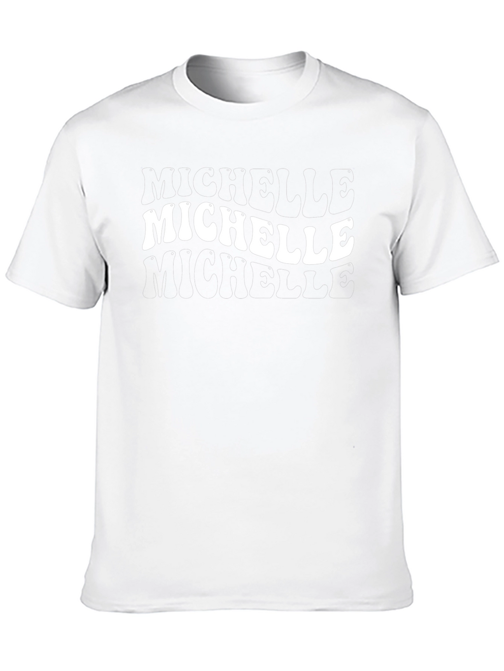 Michelle Retro Style Black T-Shirt