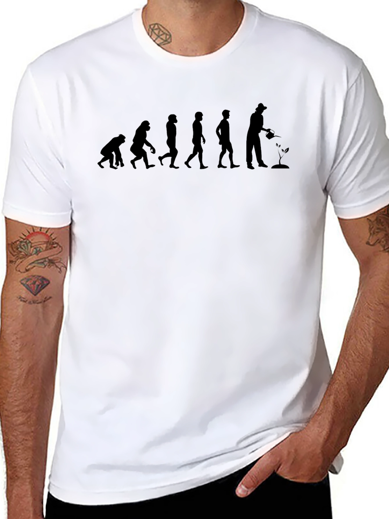 Evolution of Gardening T-Shirt