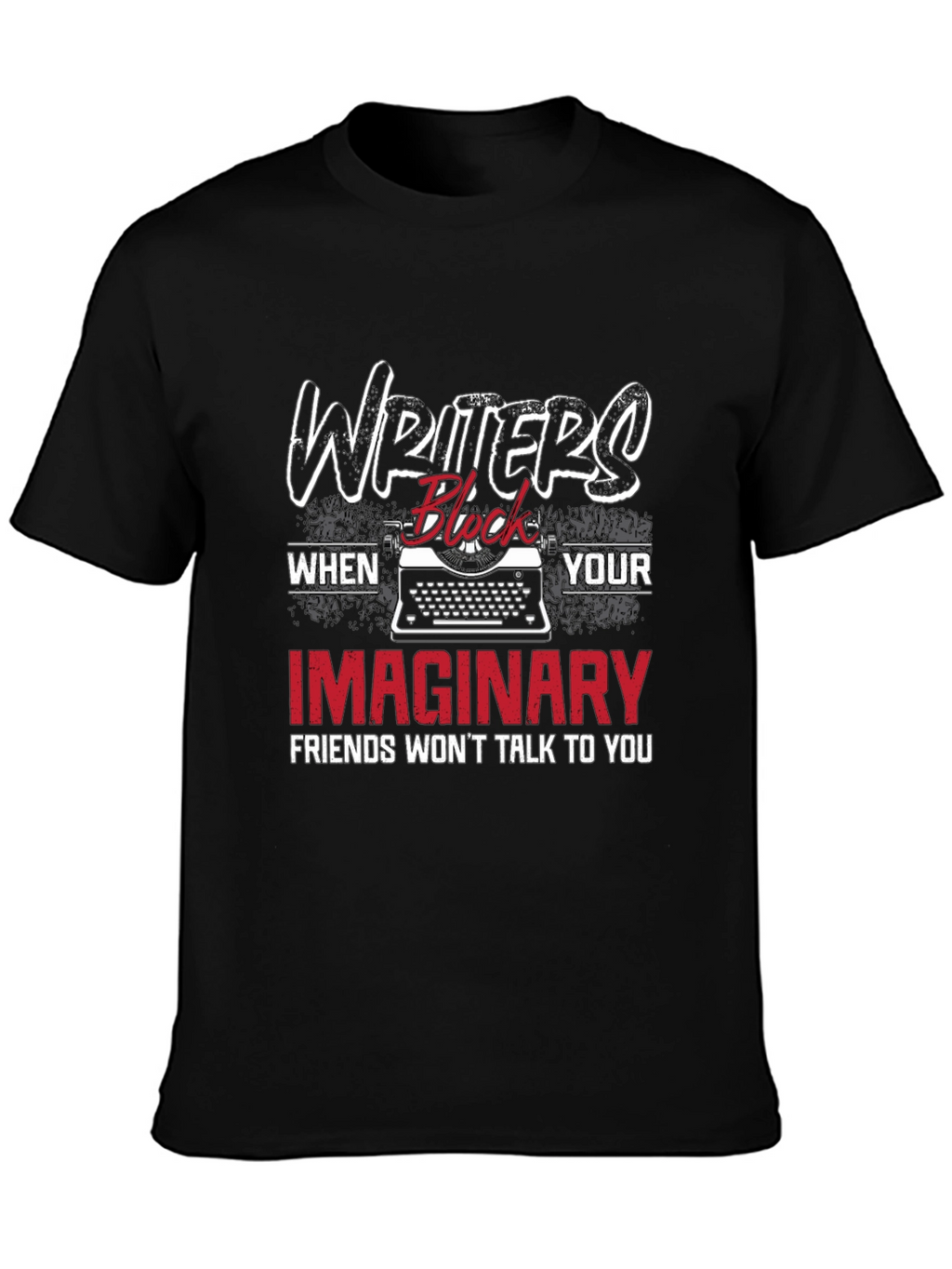 Writers Block Tee - Imaginary Friends