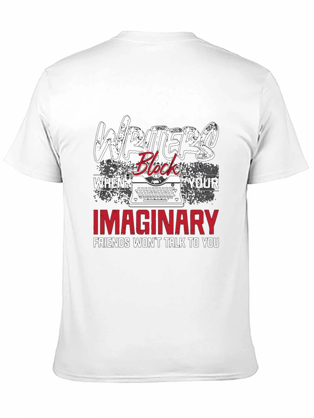 Writers Block Tee - Imaginary Friends