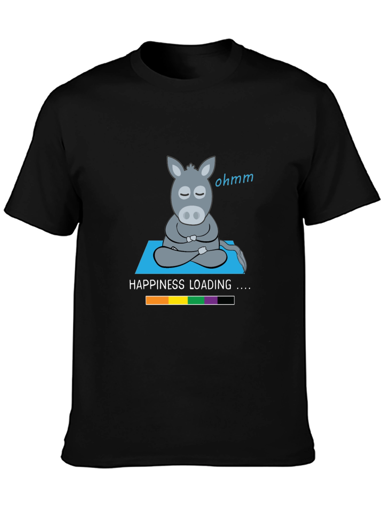 Yoga Donkey T-Shirt - Ohmm Happiness Loading