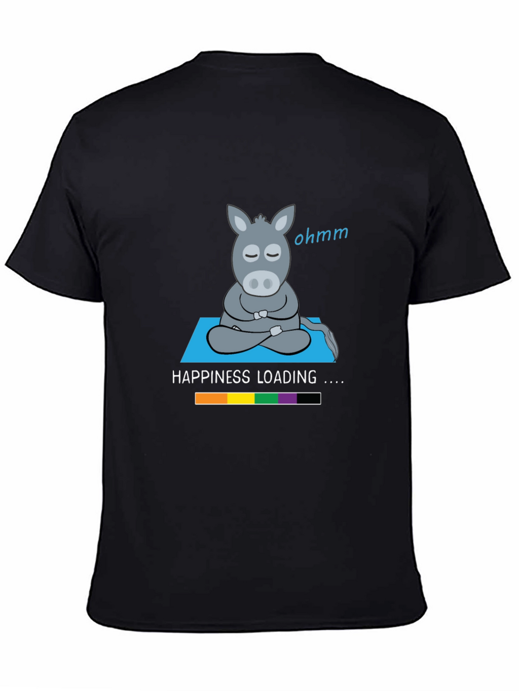 Yoga Donkey T-Shirt - Ohmm Happiness Loading