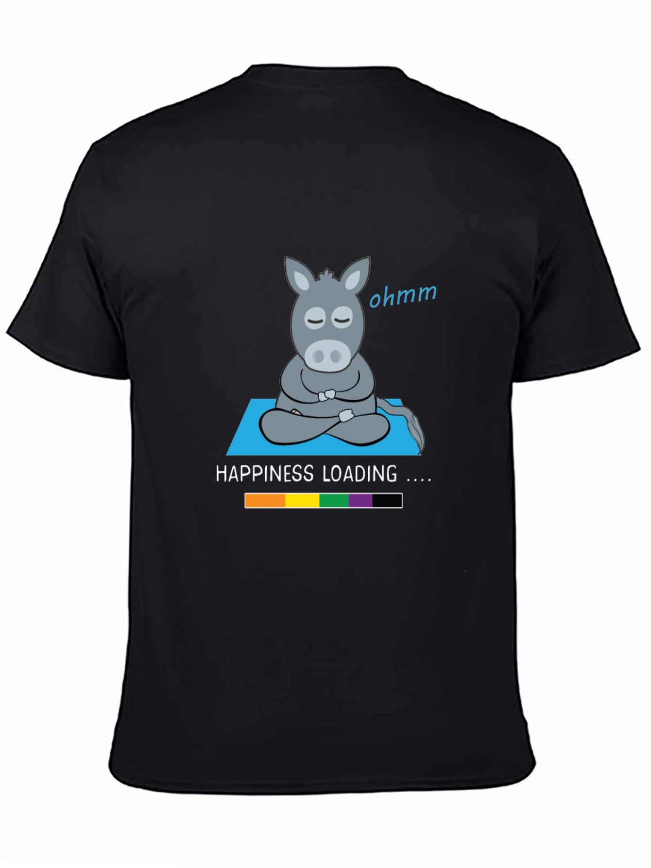 Yoga Donkey T-Shirt - Ohmm Happiness Loading