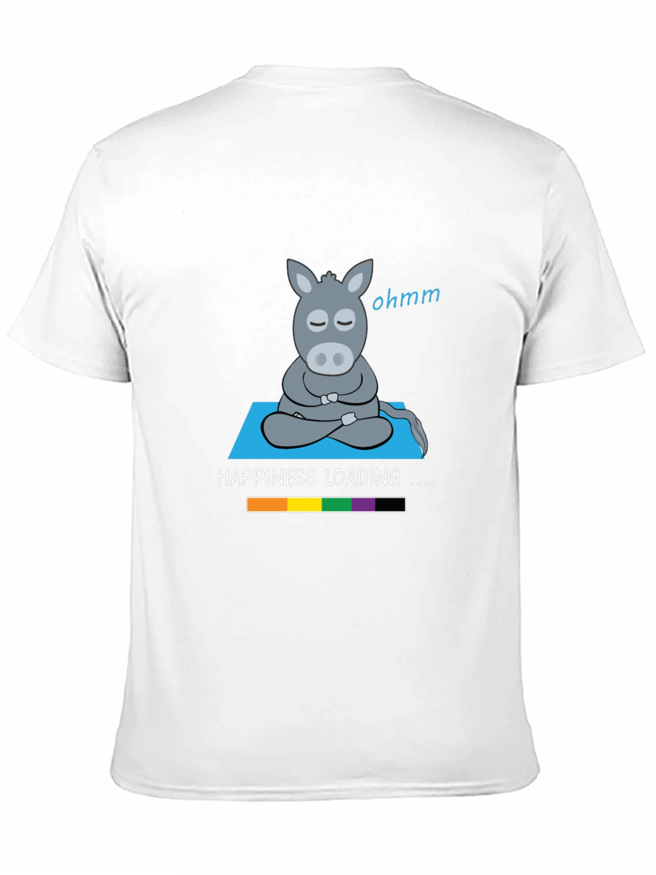 Yoga Donkey T-Shirt - Ohmm Happiness Loading