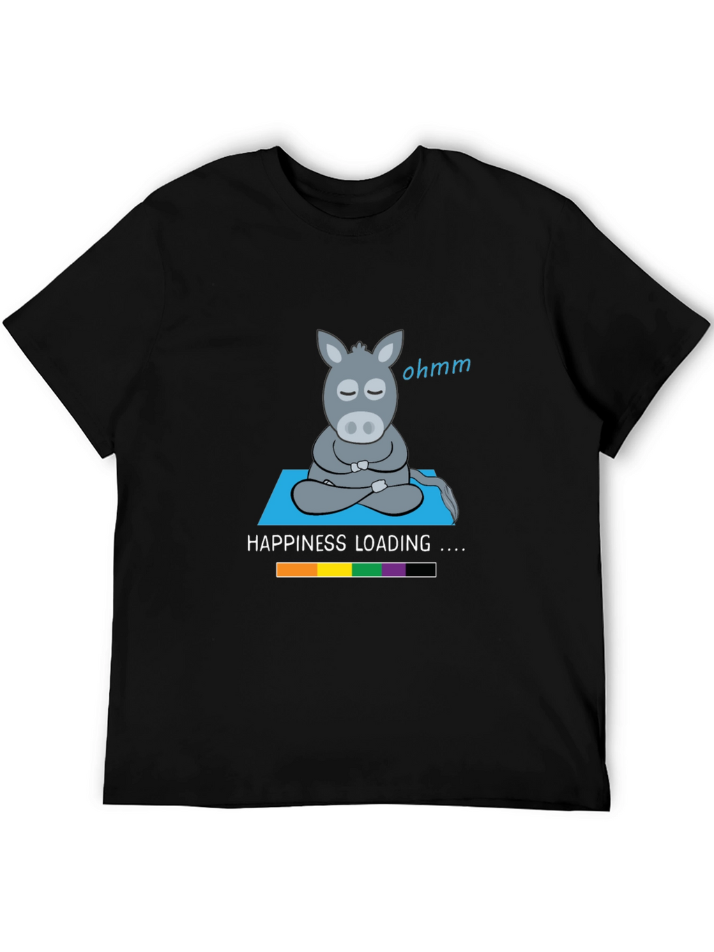 Yoga Donkey T-Shirt - Ohmm Happiness Loading