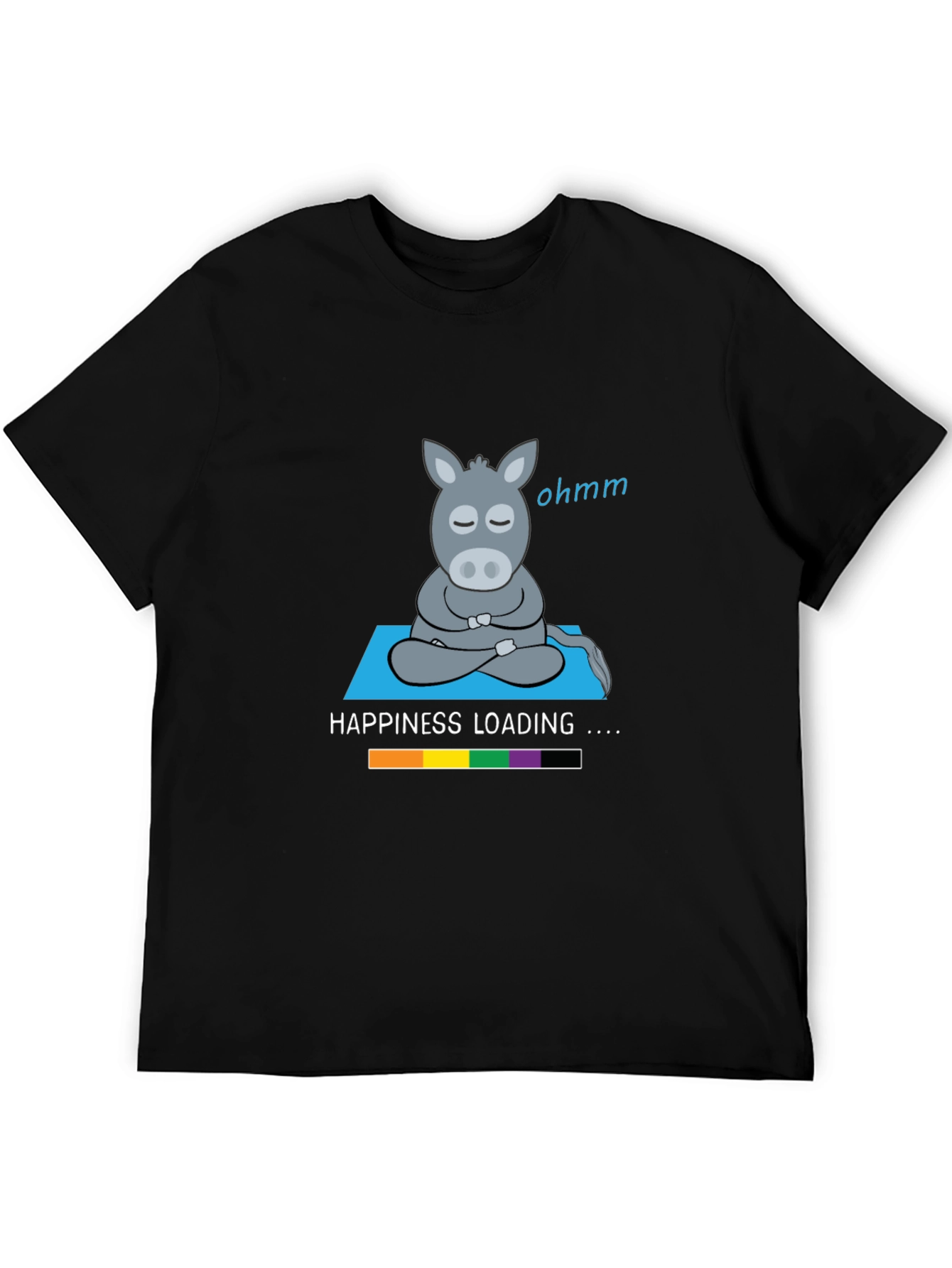 Yoga Donkey T-Shirt - Ohmm Happiness Loading