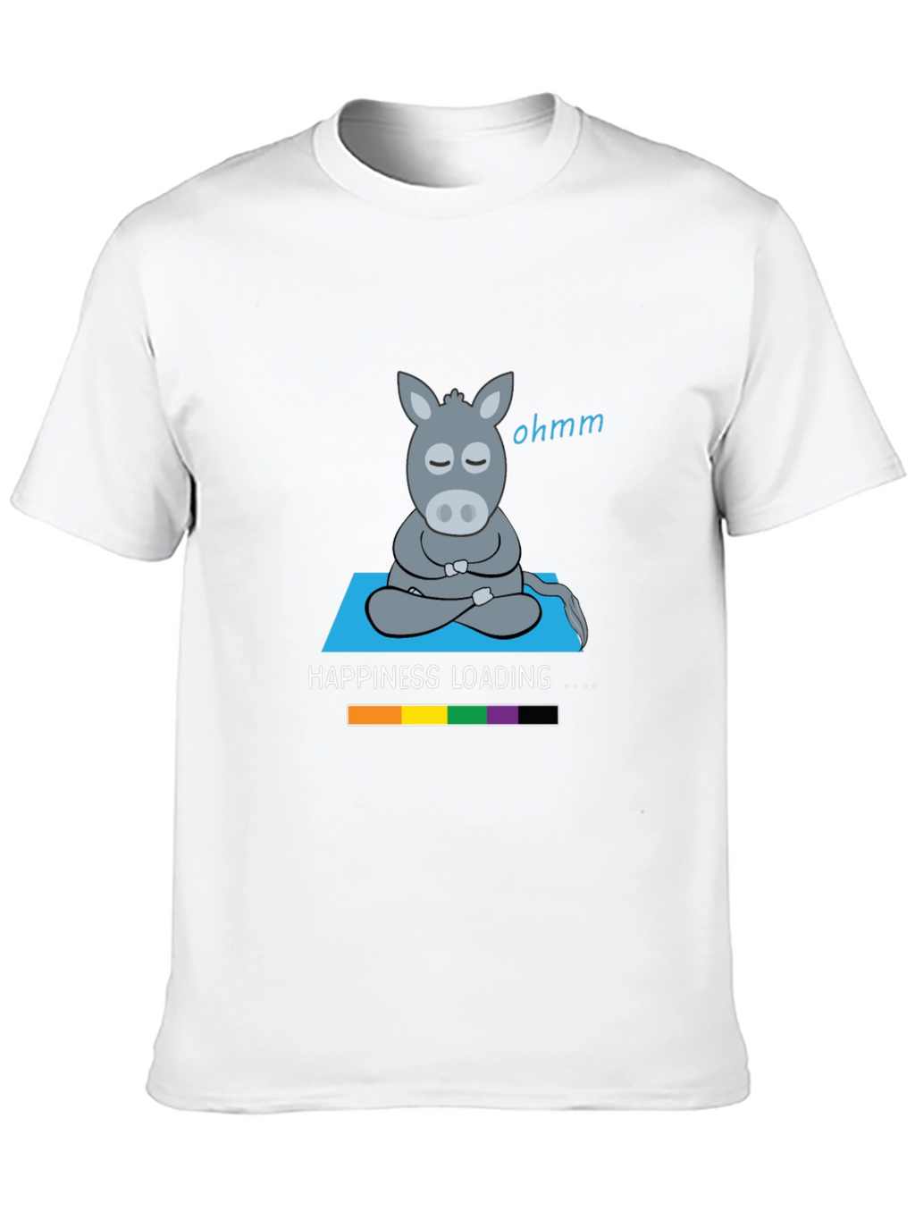 Yoga Donkey T-Shirt - Ohmm Happiness Loading