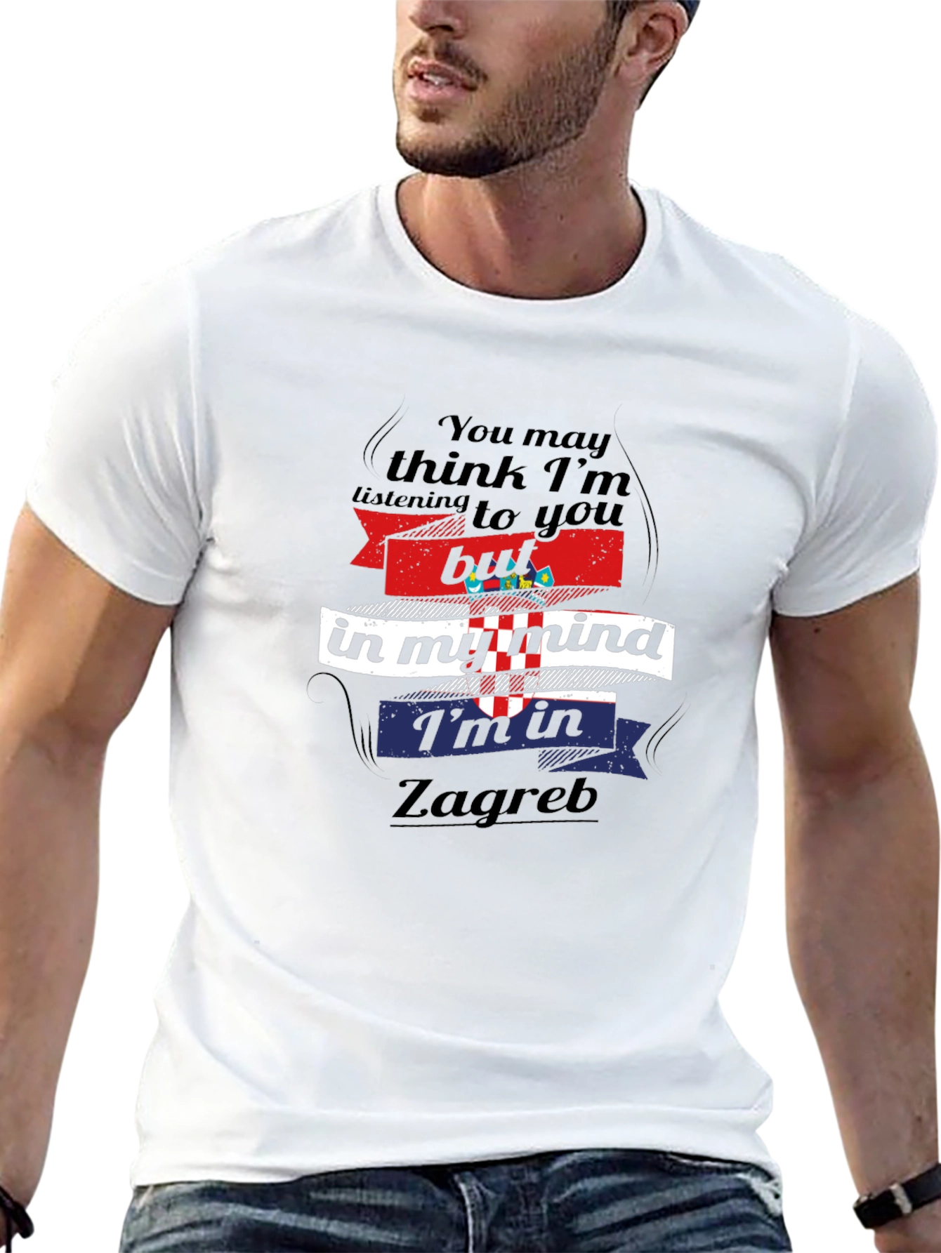 Zagreb Mind T-Shirt - Croatian Pride Tee